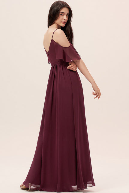 Robe Trapèze Mousseline Fendue - gallery 3