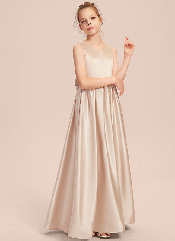 Robe Trapèze Satinée Rose - gallery 6