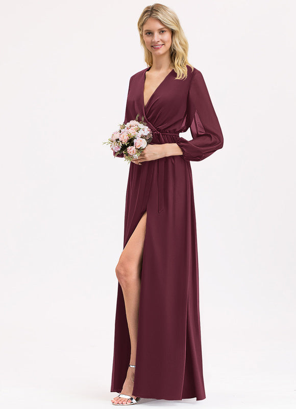Robe Trapèze Ruban De Myrtille - gallery 5