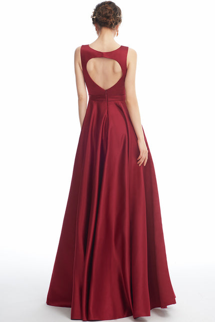 Robe Trapèze Rouge Opulent - gallery 1
