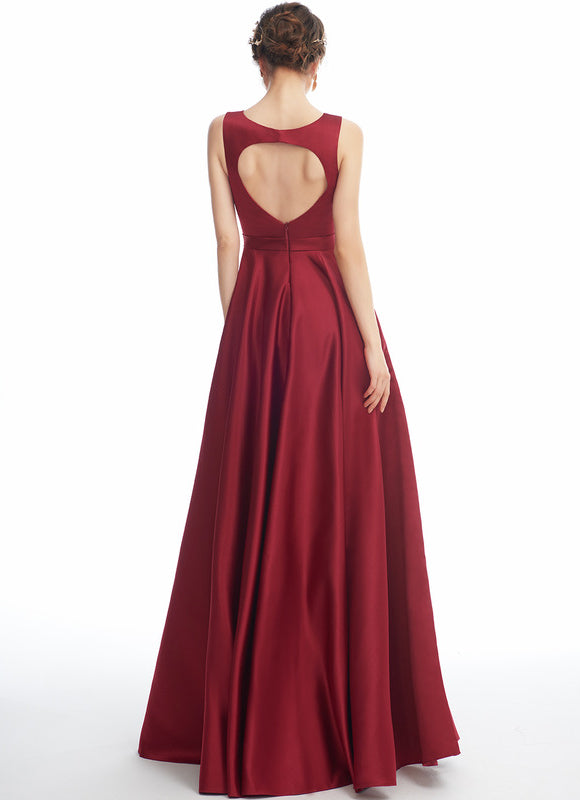 Robe Trapèze Rouge Opulent - gallery 1