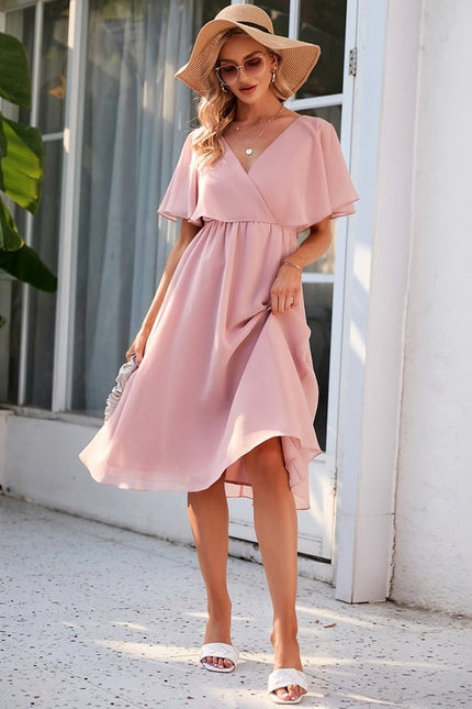 Robe Trapèze Chic Olivâtre - gallery 2