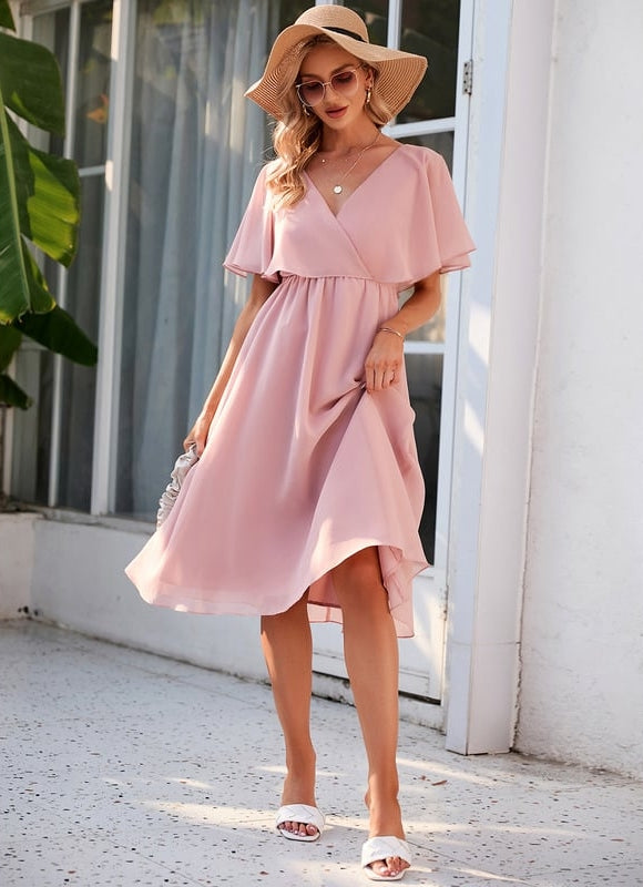 Robe Trapèze Chic Olivâtre - gallery 2