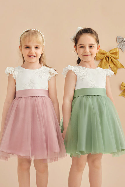 Robe Trapèze Élégance Rosée Enchantée - gallery 5