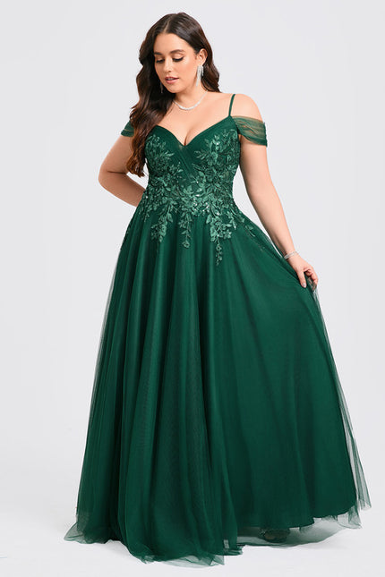 Robe Trapèze Émeraude Envoûtante - gallery 7