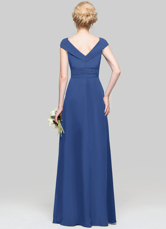 Robe Trapèze Noire Plissée Soirée - gallery 3