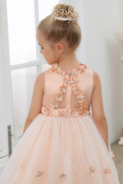 Robe Trapèze Satinée Enfant - gallery 5