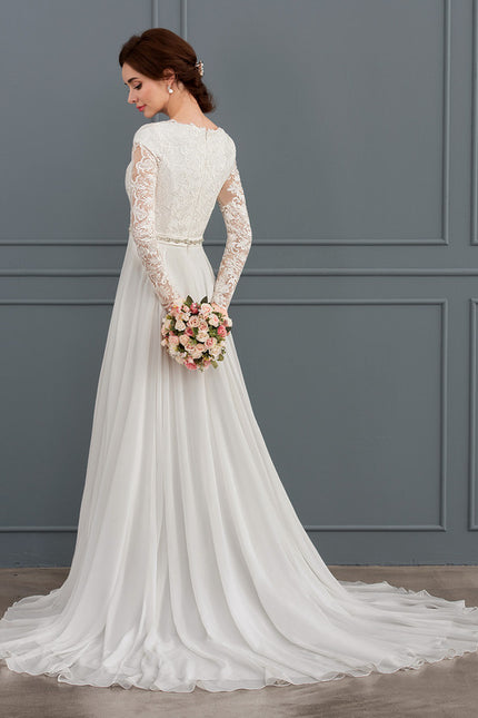 Robe Trapèze Élégance Opaline - gallery 4