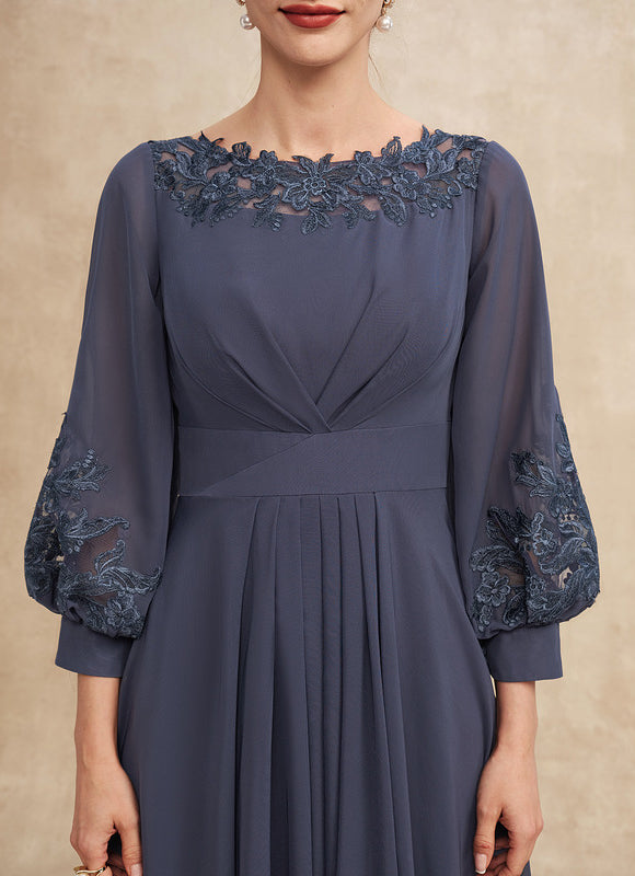 Robe Trapèze Mousseline Moderne - gallery 6