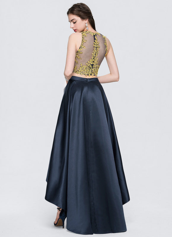 Robe Trapèze Satin Étoile Mystique - gallery 3