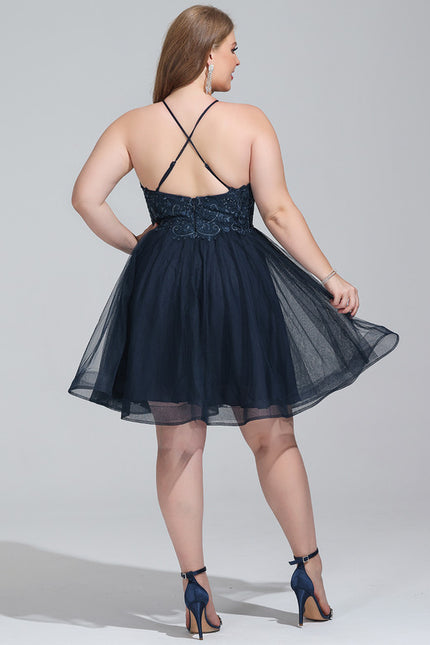 Robe Trapèze Éclat Tulle Cristal - gallery 7