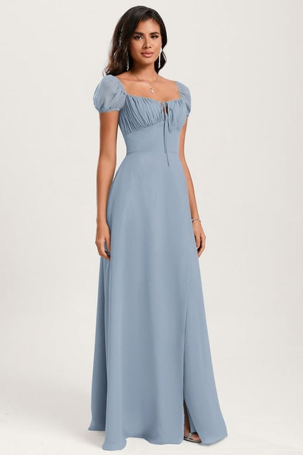Robe Trapèze Flottante Aqua - gallery 3