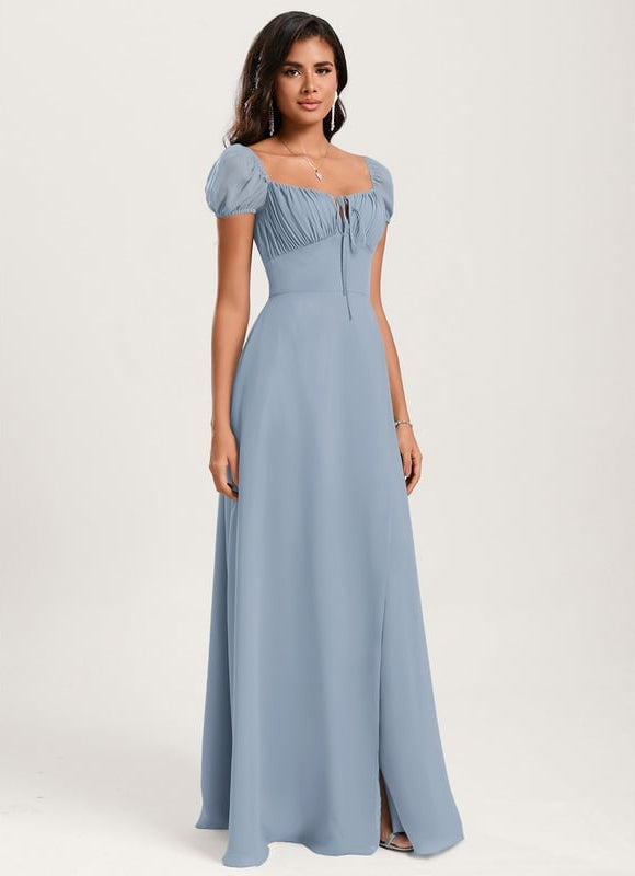 Robe Trapèze Flottante Aqua - gallery 3