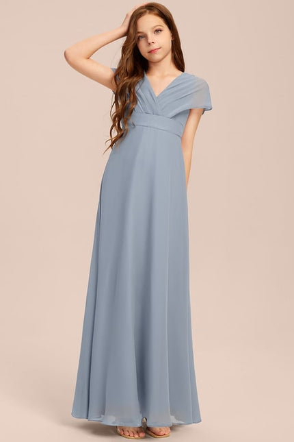 Robe Trapèze Vert Doux Éclat - gallery 5