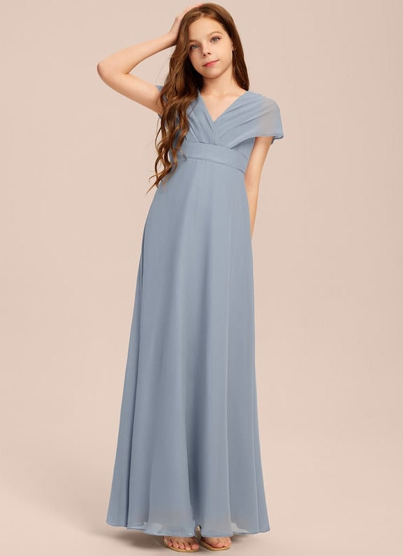 Robe Trapèze Vert Doux Éclat - gallery 5