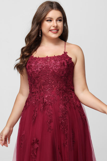 Robe Trapèze Rubis Éthérée - gallery 9