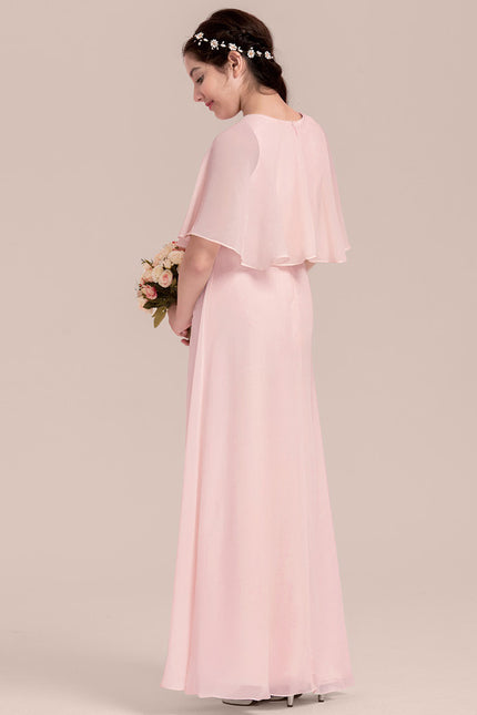 Robe Trapèze Bleu Doux Éclat - gallery 5