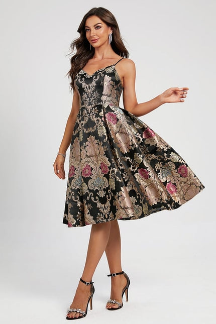 Robe Trapèze Flamme Royale - gallery 5