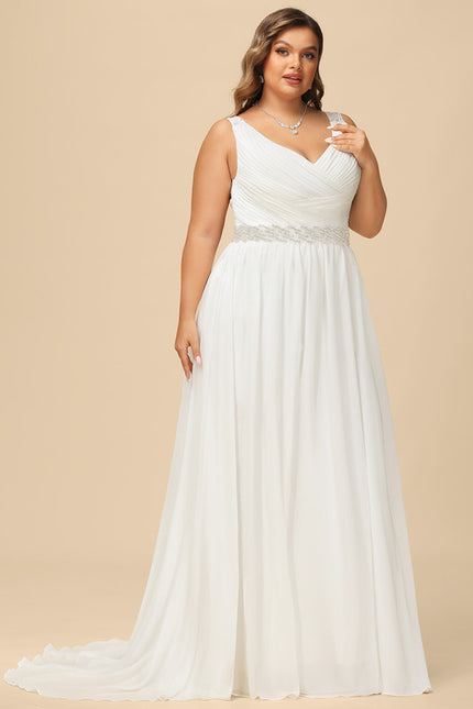 Robe Trapèze Nuptiale Légère - gallery 6