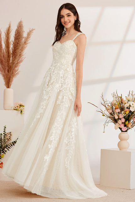 Robe Trapèze De Mariée Enchantée - gallery 3