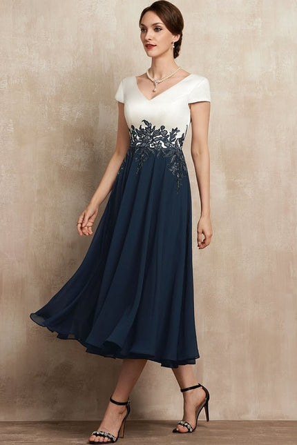 Robe Trapèze Satin Chic Flottant - gallery 4