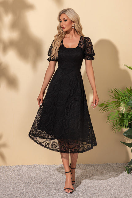 Robe Trapèze Nuit Éthérée - gallery 6