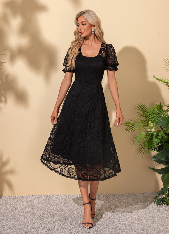 Robe Trapèze Nuit Éthérée - gallery 6
