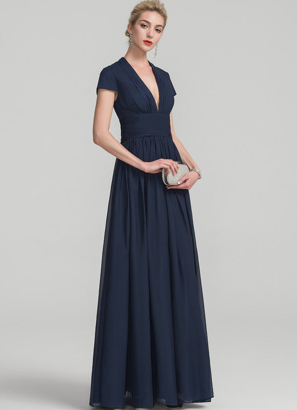 Robe Trapèze Élégante Mousseline - gallery 2