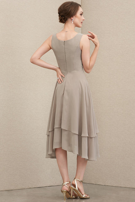 Robe Trapèze Élégance Acajou - gallery 6