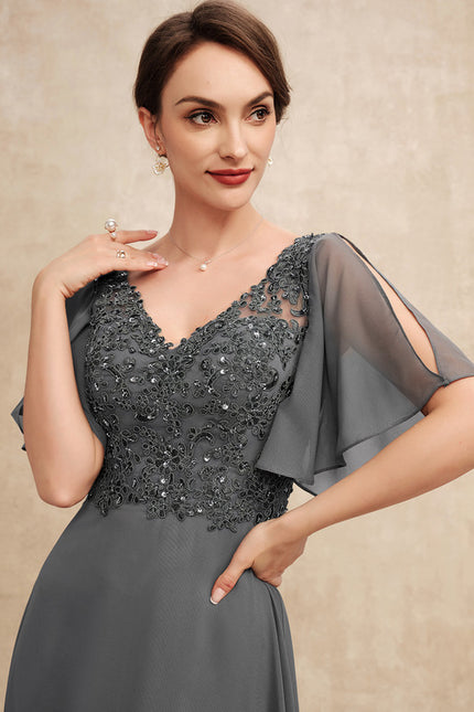 Robe Trapèze Satinée Étoilée - gallery 3