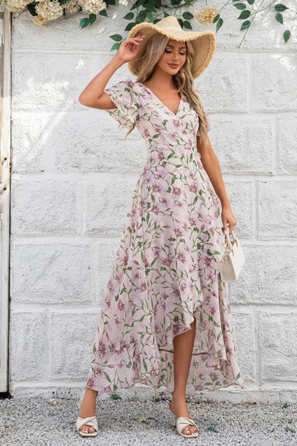 Robe Trapèze Florale Évoquée - gallery 6