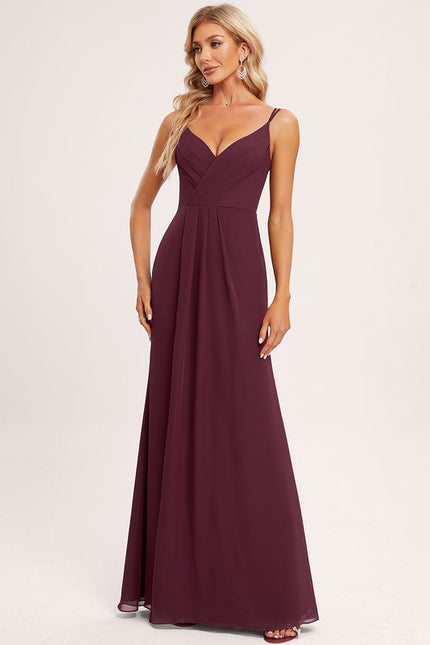 Robe Trapèze Mousseline Fendue - gallery 2