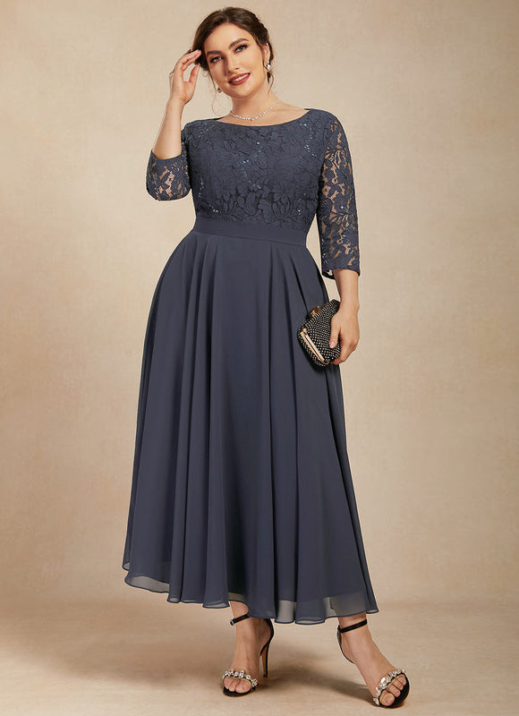 Robe Trapèze Éclat De Velours - gallery 9