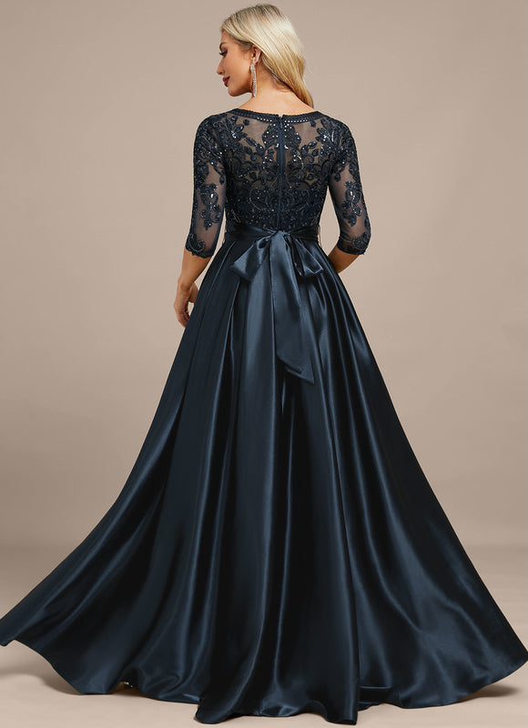 Robe Trapèze Élégance Nuit Satinée - gallery 6