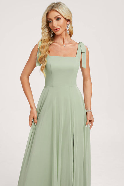 Robe Trapèze Sereine Émeraude - gallery 4