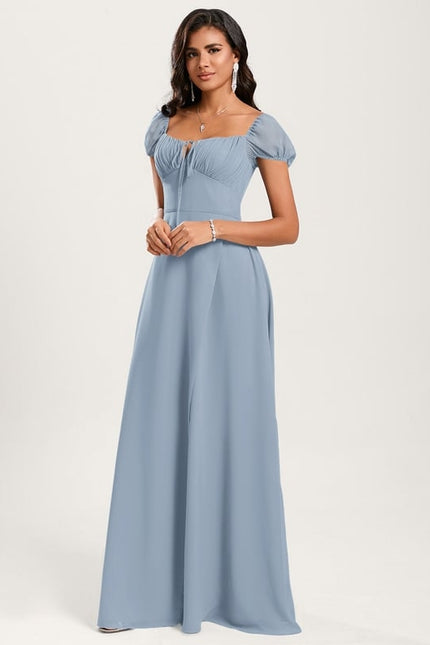 Robe Trapèze Flottante Aqua - gallery 4