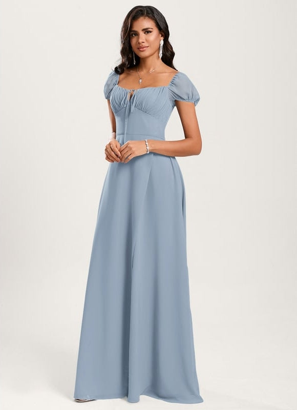 Robe Trapèze Flottante Aqua - gallery 4