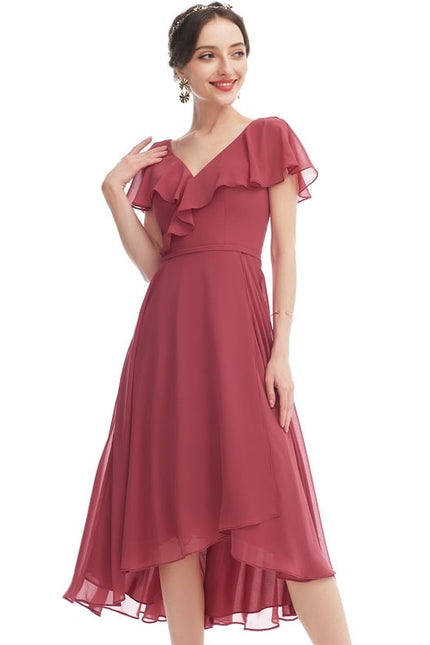 Robe Trapèze Flottante Verte - gallery 3