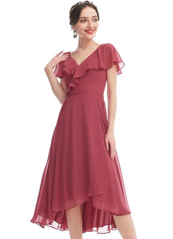 Robe Trapèze Fluide Asymétrique - gallery 3