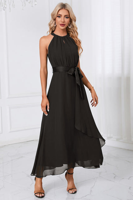 Robe Trapèze Chiffon Maxi - gallery 4