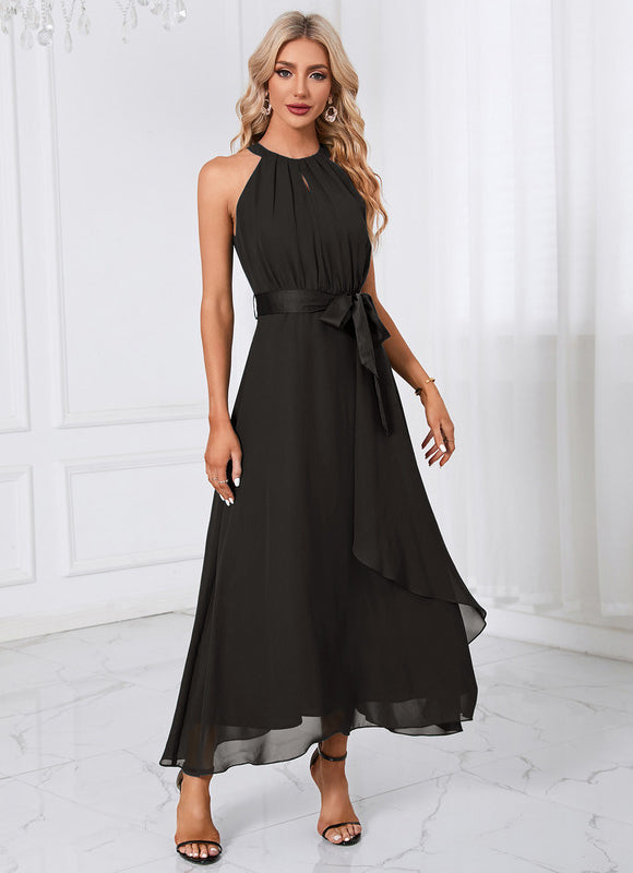 Robe Trapèze Chiffon Maxi - gallery 4