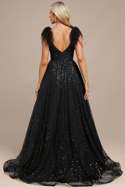 Robe Trapèze Sombre Chic - gallery 8
