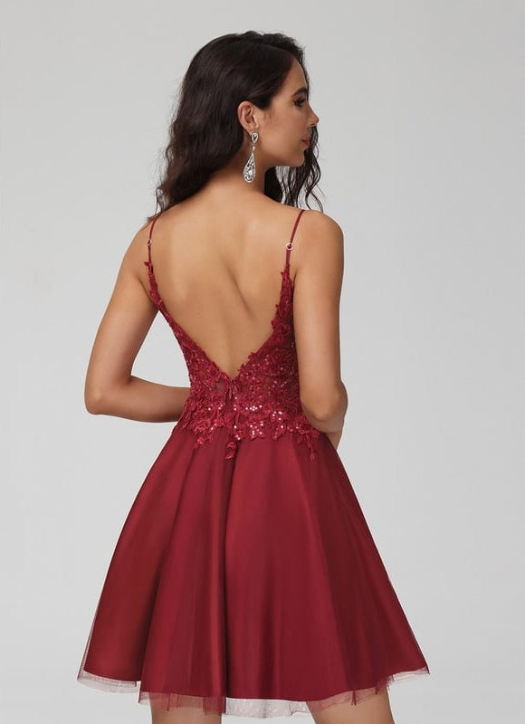 Robe Trapèze Nuit Étoilée Tulle - gallery 3