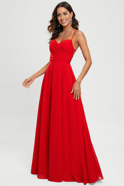 Robe Trapèze Élégance Rubis - gallery 3