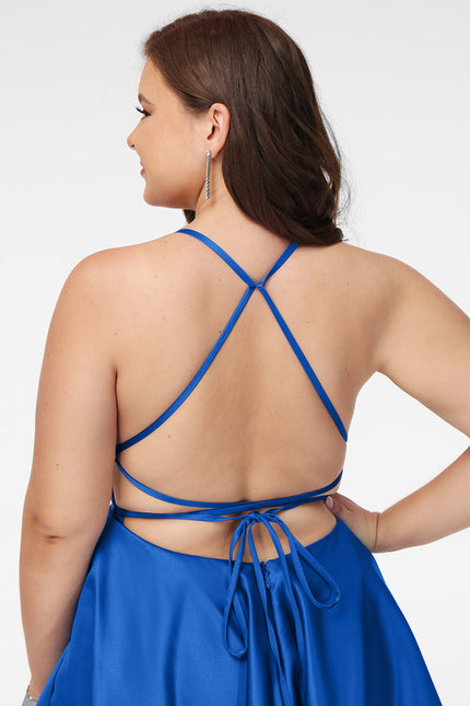 Robe Trapèze Rêve Rosé Satiné - gallery 6
