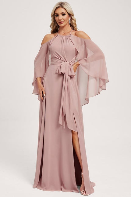 Robe Trapèze Rose Légère - gallery 3