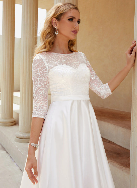 Robe Trapèze Élégance Satinée Moderne - gallery 2