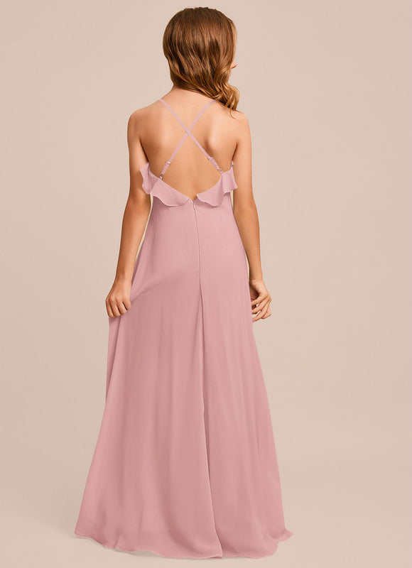 Robe Trapèze Vert Doux Éclat - gallery 1