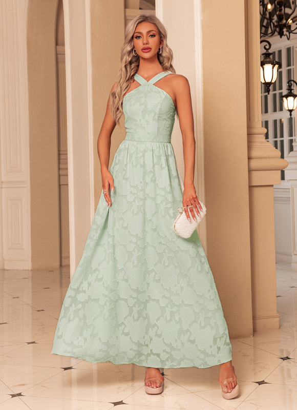 Robe Trapèze Aube Verte - gallery 4
