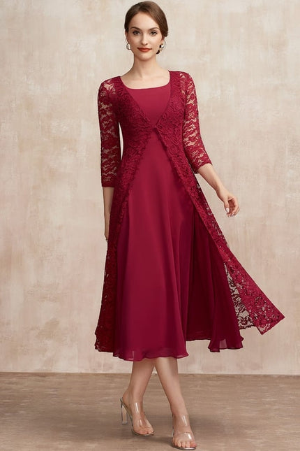 Robe Trapèze Rouge Évanescence